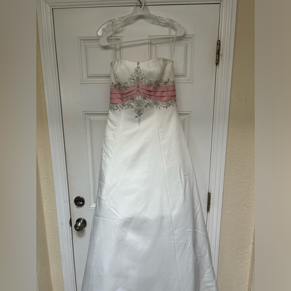 White and Pink Dress.